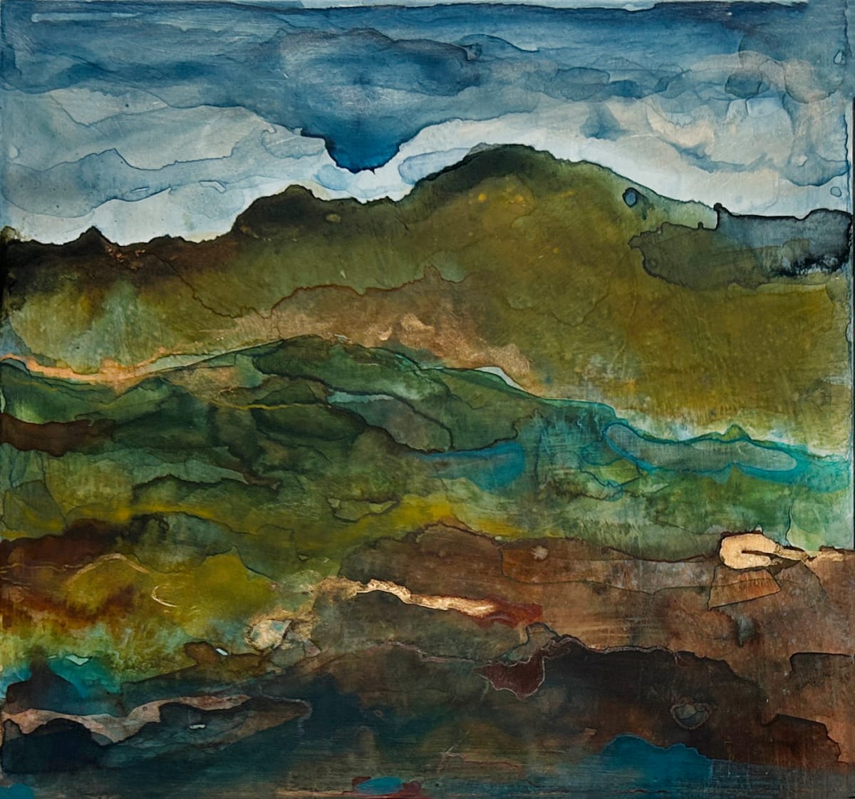 Sky and Mountains, Taos by Shanti Conlan 