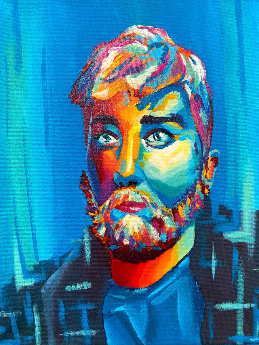 Contemporary Portrait by Sariah Chamberlain 