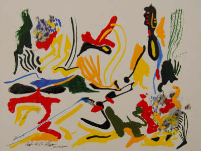 Acrylic Composition IV by Angelo DeFilippo, Image 1.