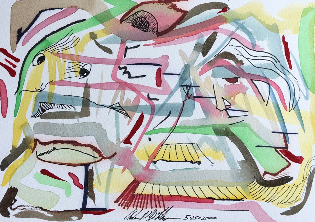 Abstract Eye/Emerging Horse ** by Angelo DeFilippo, Image 1.
