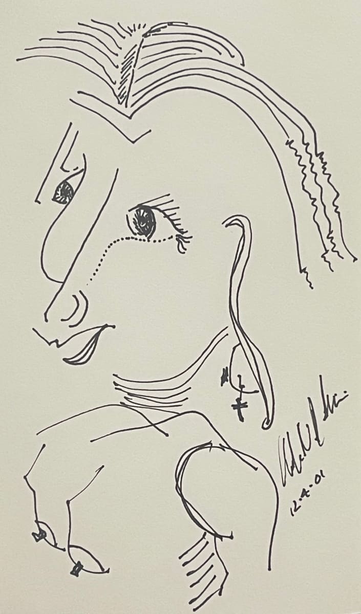 Abstract Portrait V- by Angelo DeFilippo 