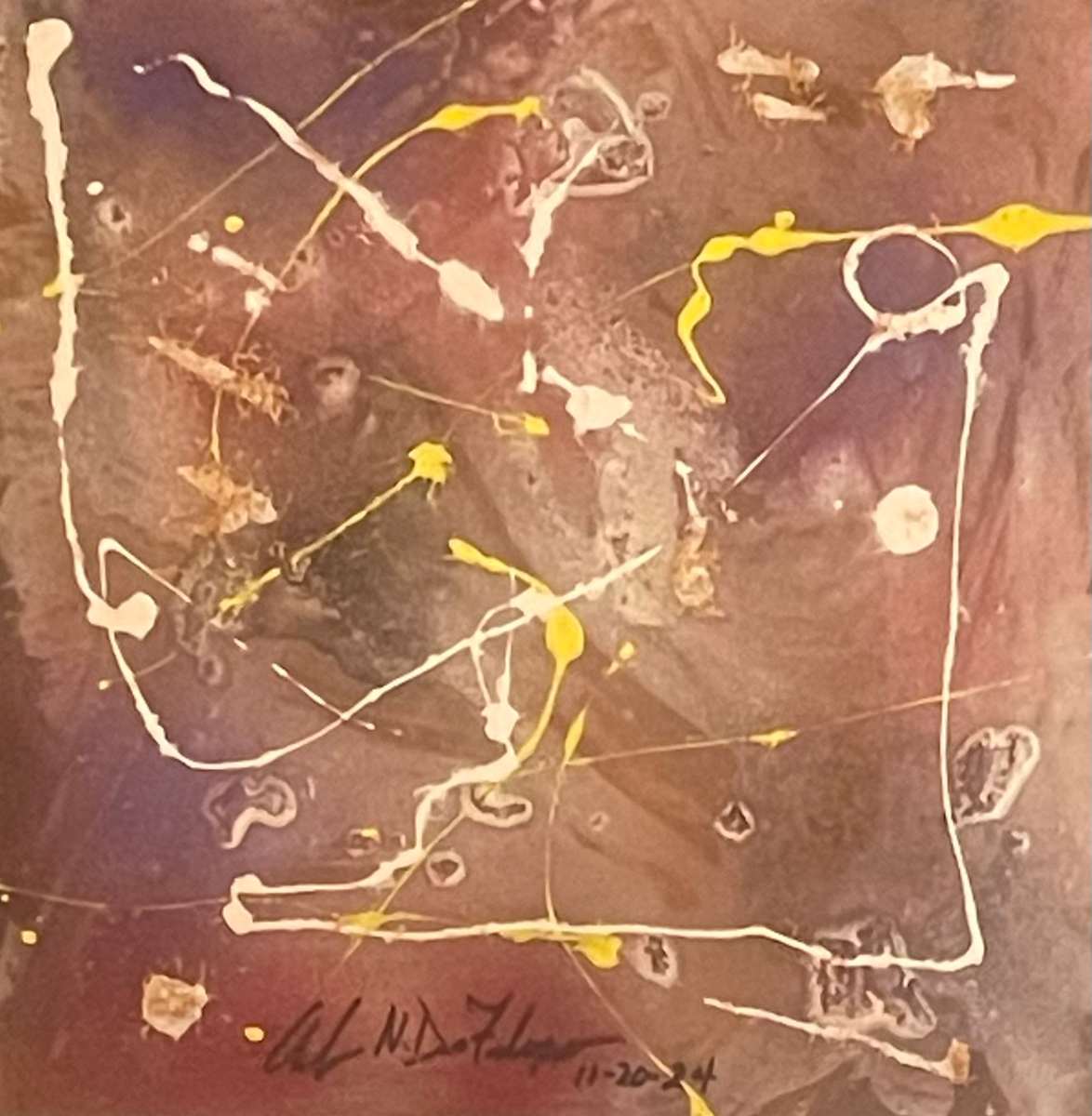 Abstraction With Yellow by Angelo DeFilippo, Image 1.