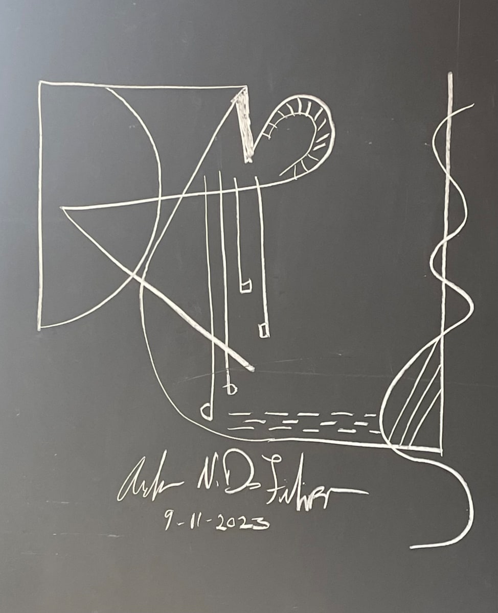 Chalkboard Three  **  9-2023 by Angelo DeFilippo, Image 1.