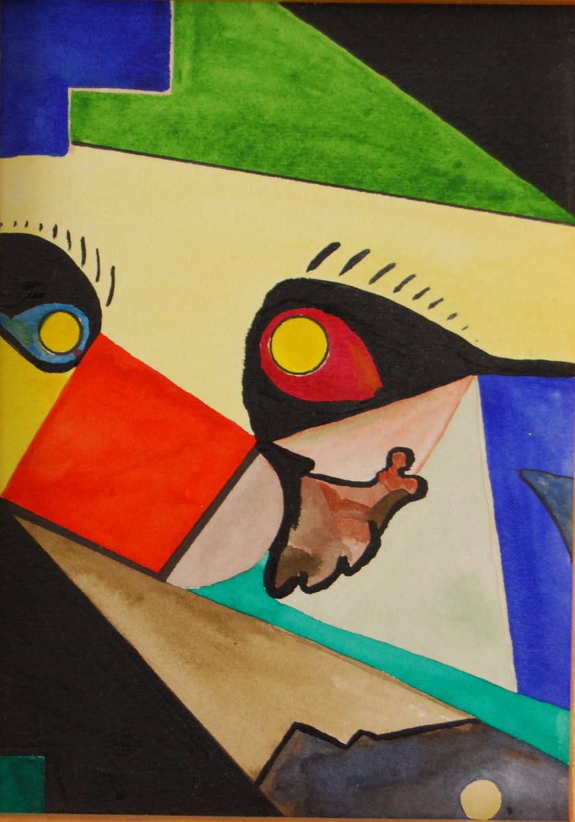 Yellow Eyed Portrait ** by Angelo DeFilippo 