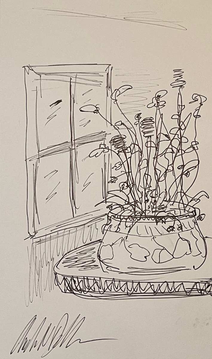 Flowers At A Window  ** by Angelo DeFilippo 