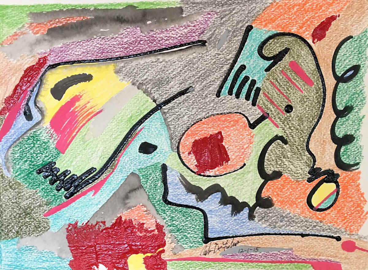 Pencil (Color Study) II by Angelo DeFilippo, Image 1.