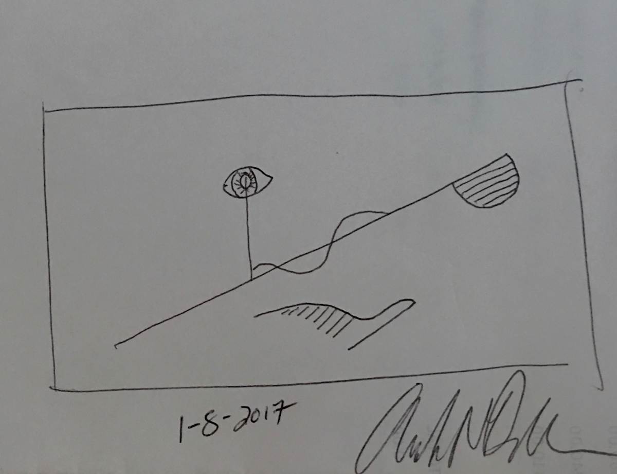 Portrait With One Eye Open ** by Angelo DeFilippo, Image 1.