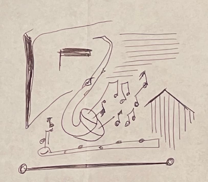Notes From a Saxophone ** by Angelo DeFilippo, Image 1.
