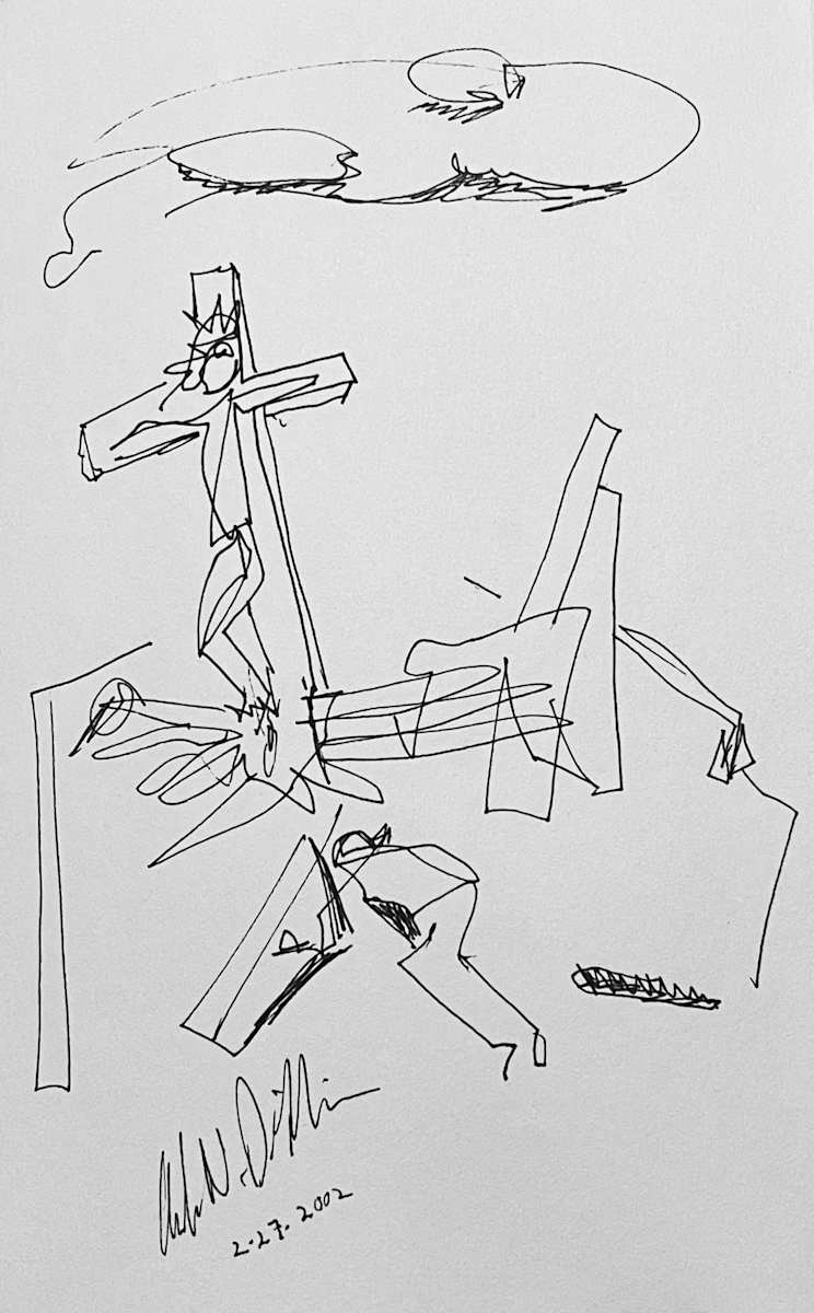 Praying At The Cross  ** by Angelo DeFilippo, Image 1.