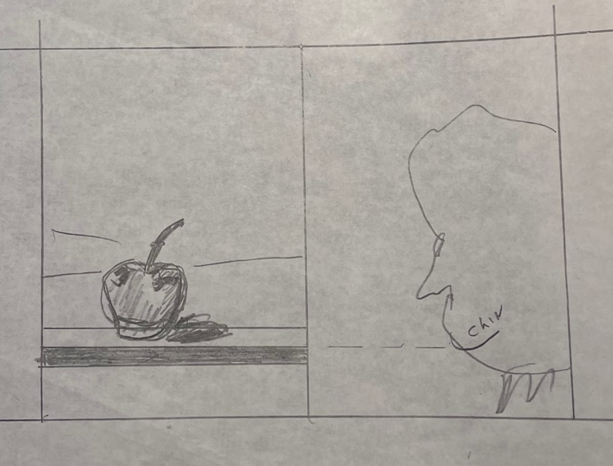 Two Bad Apples (Sketch) ** by Angelo DeFilippo, Image 1.