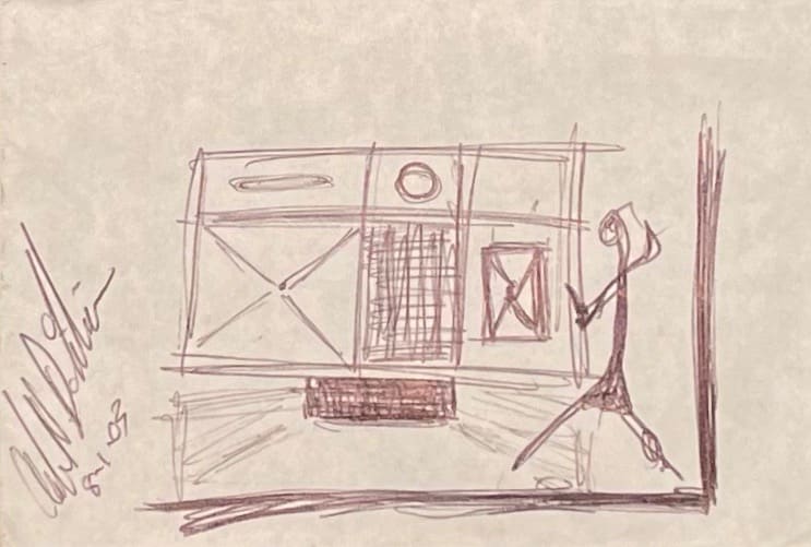 Viewing a Poster ** by Angelo DeFilippo, Image 1.