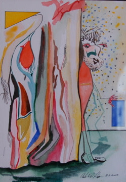 To the Right of the Curtain  ** by Angelo DeFilippo 