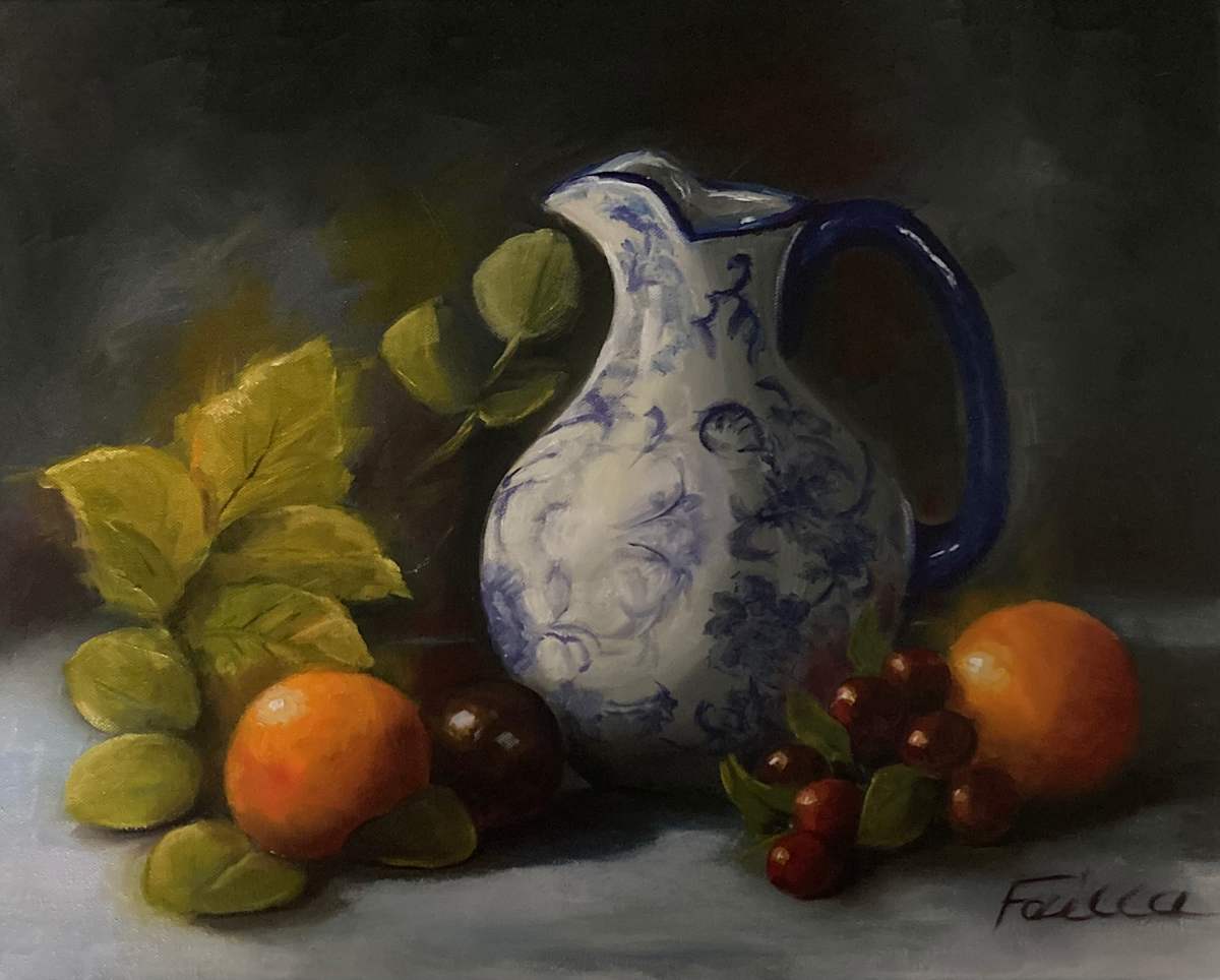 Blue and White by Fran Failla 