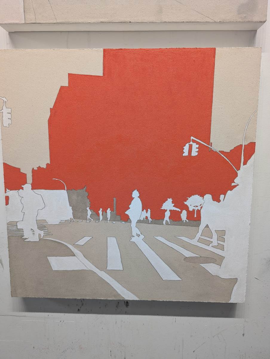 Manhattan Meditation by G Alan Stewart  Image: 24x24x1. 5