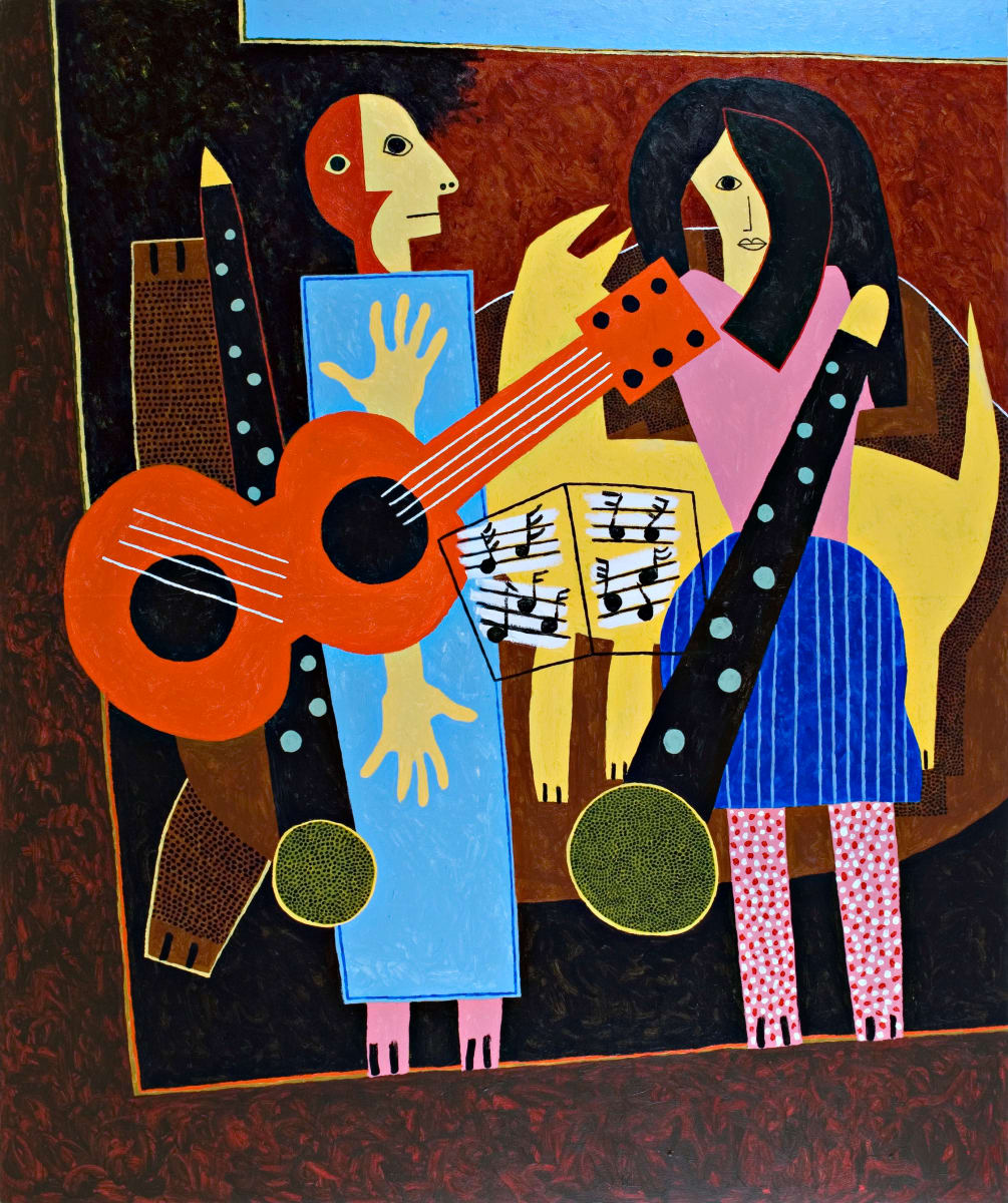 The Three Musicians by Russ Warren 