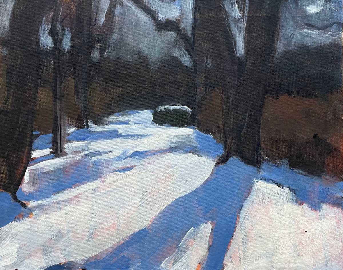 Untitled (Snow Painting 325) by David Hawkins, Image 1.