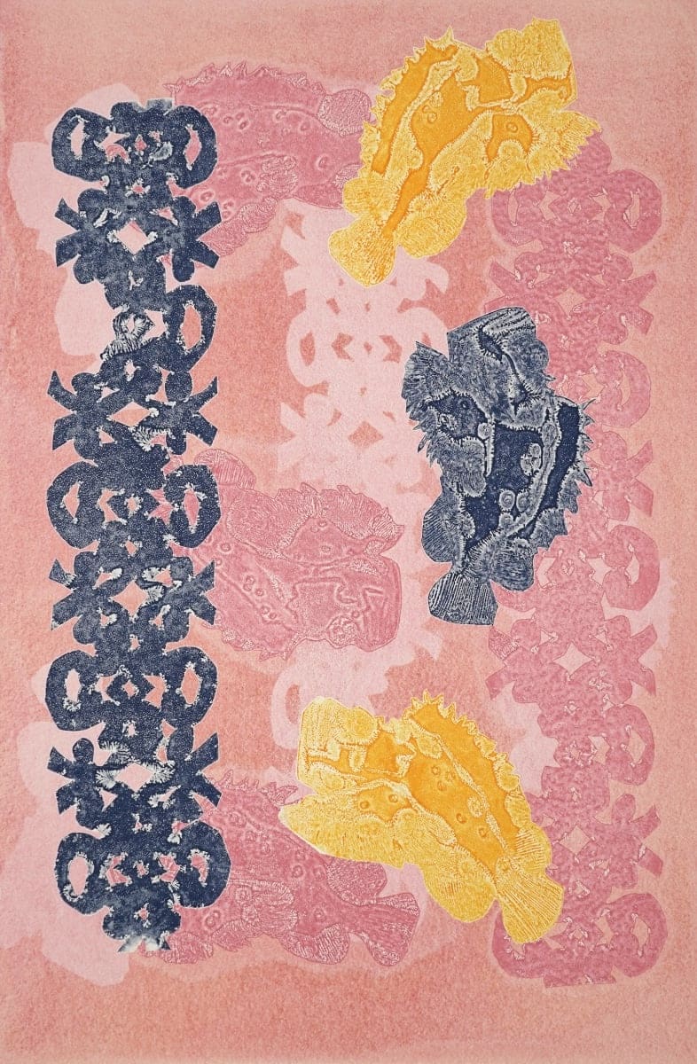 Pink Ston Fish (814-23) by Paula Savage 