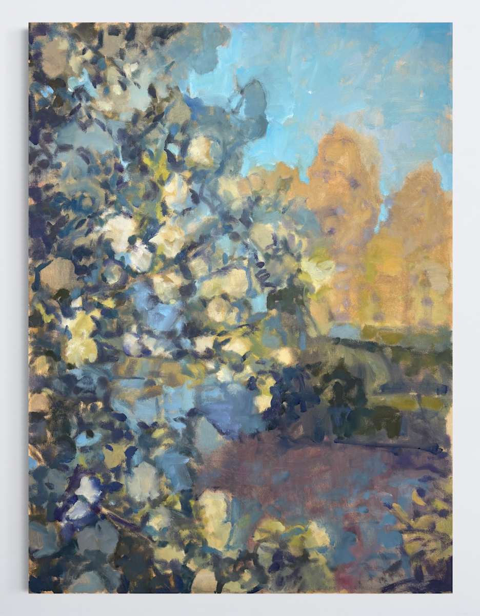 Edge of the Garden, Late Afternoon by Annie Harris Massie, Image 2.