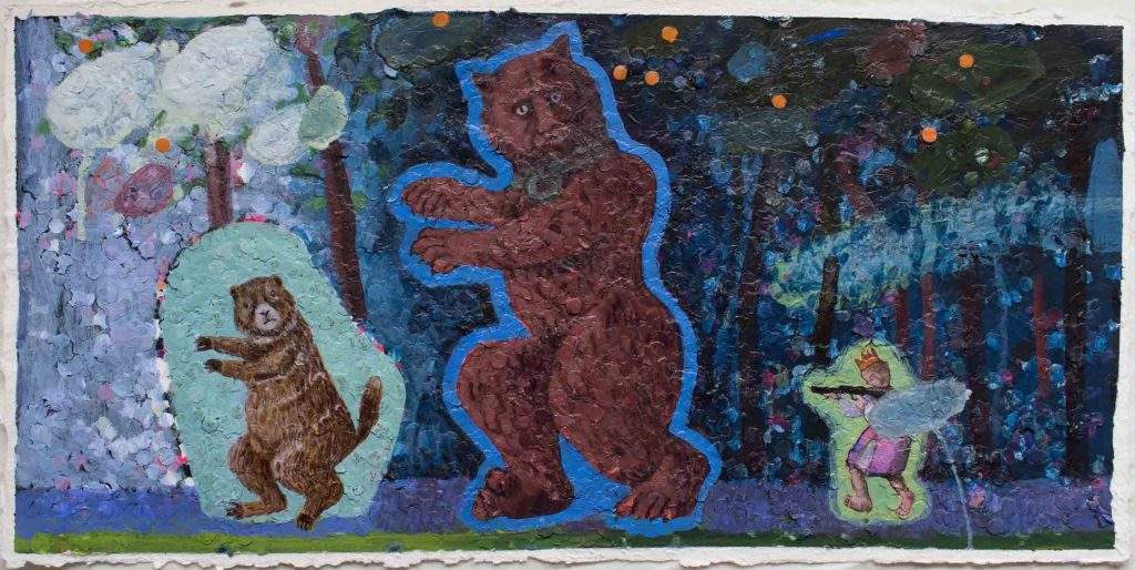 Bruges Bear and American Groundhog by Megan Marlatt 