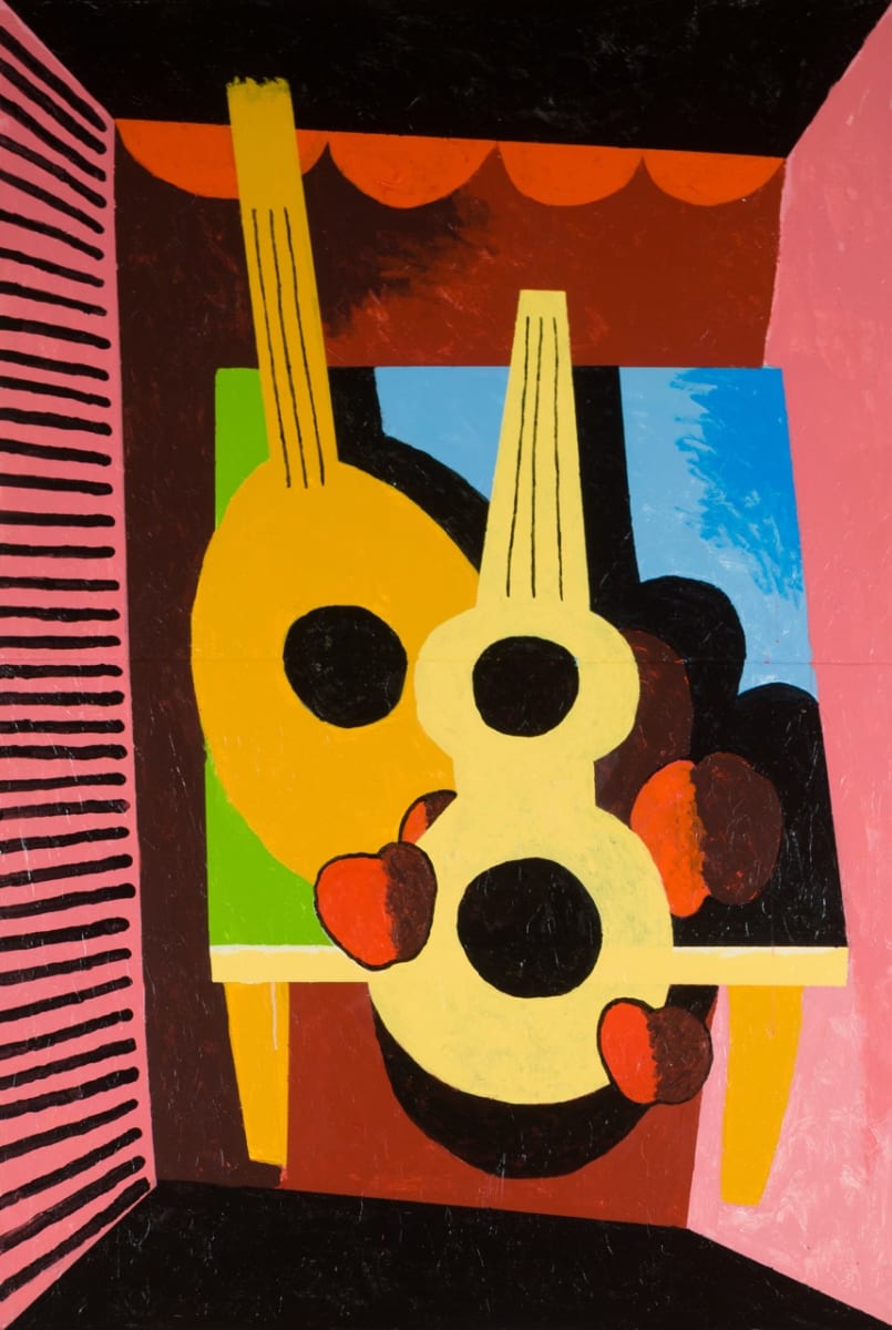 Still Life with Stringed Instruments by Russ Warren 