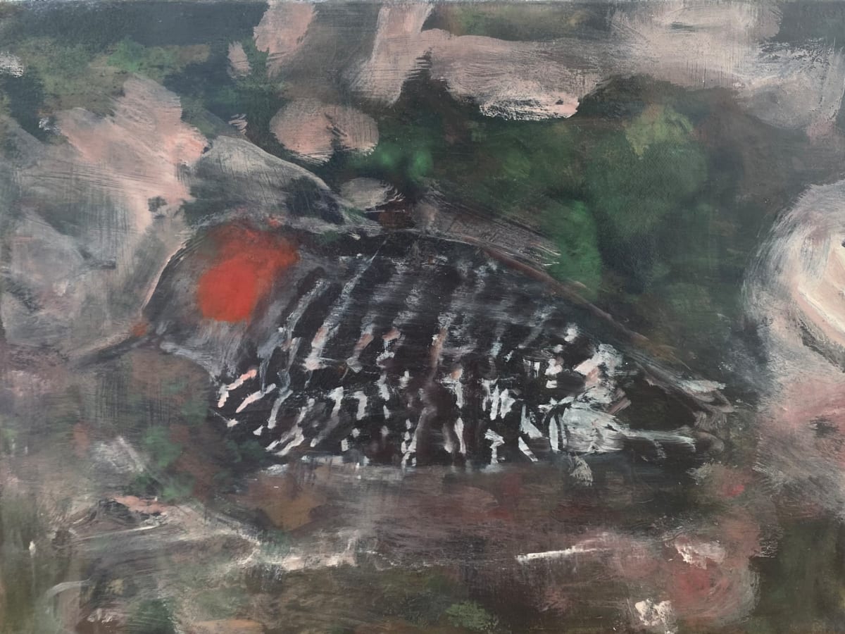 bird on the ground (a) by Dean Dass 