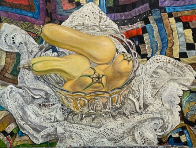 Still Life with Butternut Squash by Trisha Orr 