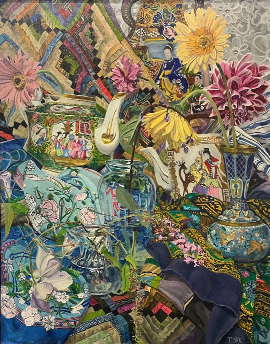 Still Life with Hyacinth Vine by Trisha Orr 