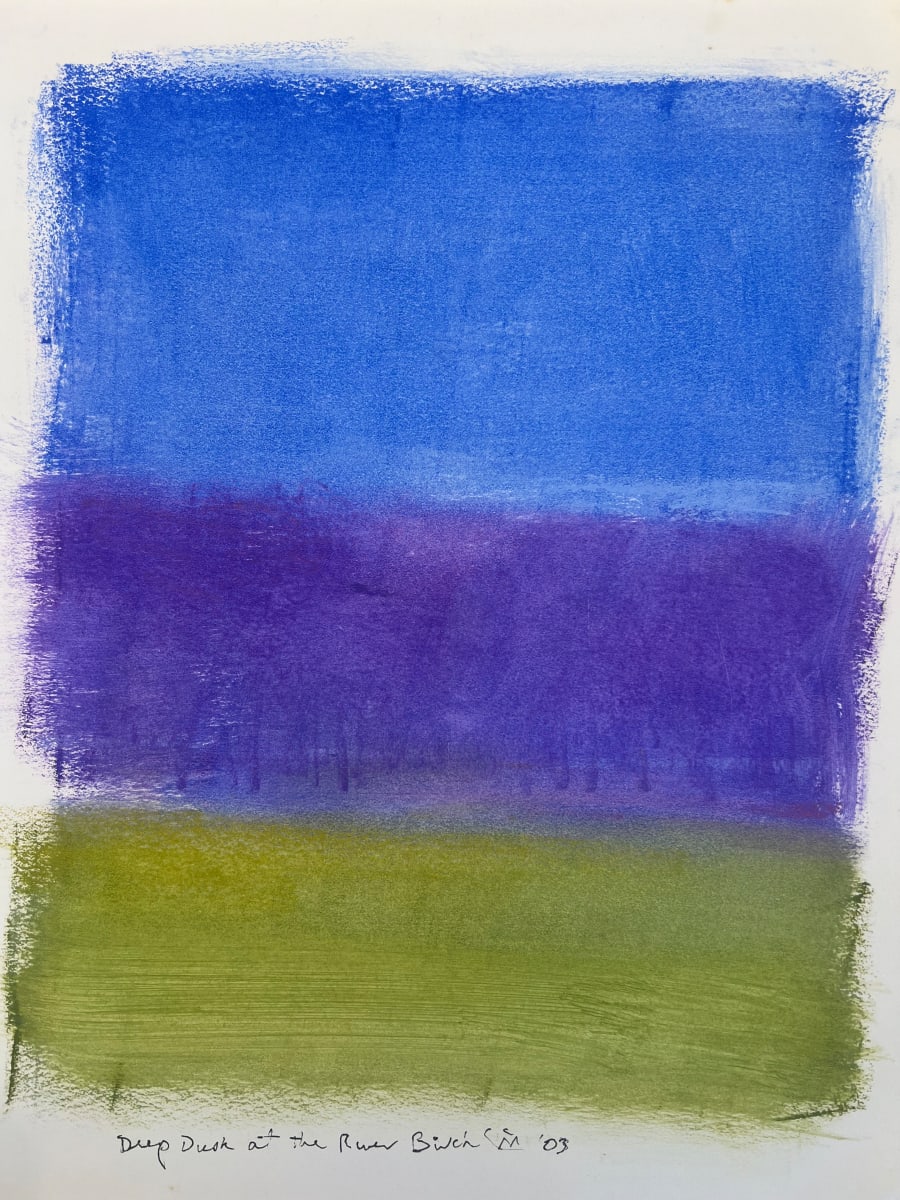 Deep Dusk at the River Birch by John McCarthy 