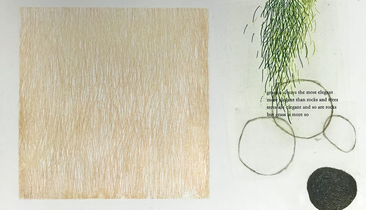 ...the world is round (elegant grass) by Kris Iden 