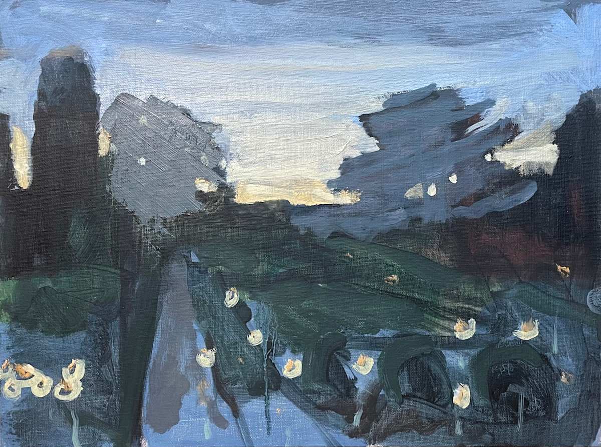 Study 2 for Count Westwest‘s Garden by David Hawkins, Image 1.