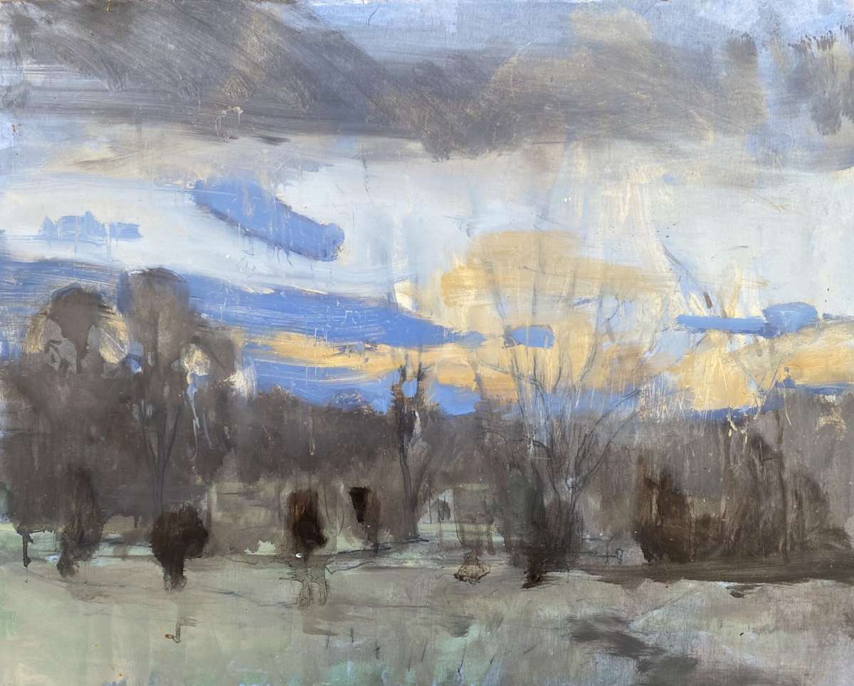Untitled (Study for Coursing Saule) by David Hawkins, Image 5.