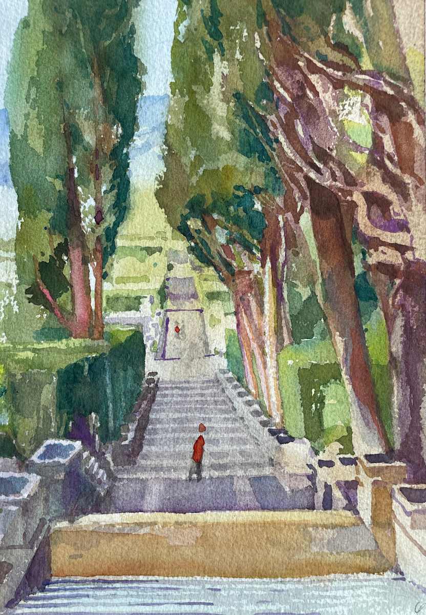 Rome and Tivoli (L634j) by Lincoln Perry 