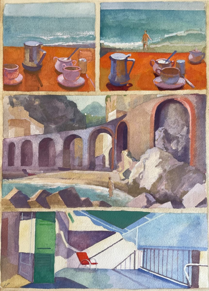 Study for Amalfi 3 (L126) by Lincoln Perry, Image 1.