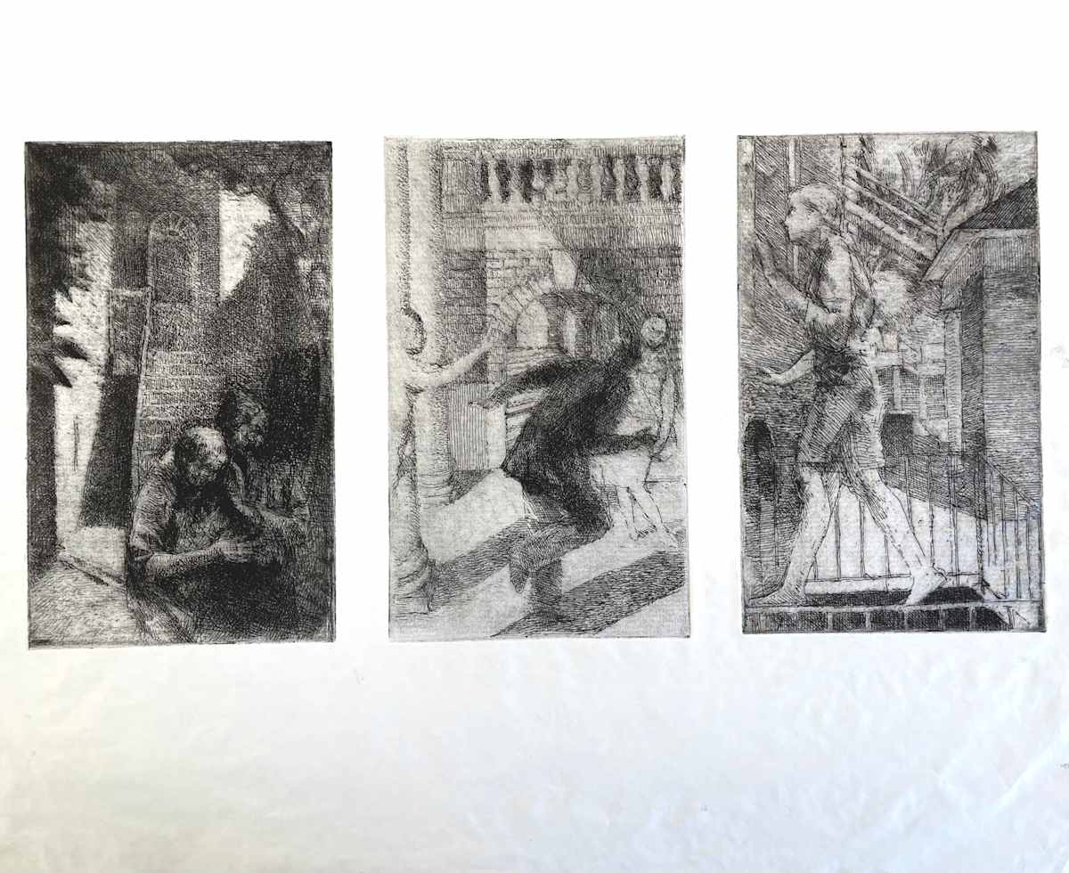 Lincoln Perry three proofs (P48b, P48c, P48a) by Lincoln Perry 
