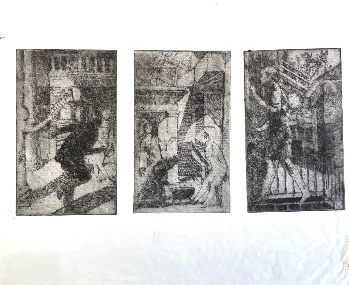 Lincoln Perry three proofs (P48b, P48e, P48c) by Lincoln Perry, Image 1.