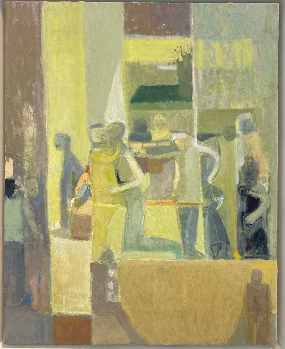 Figures on a Painted Space by Deborah Kahn, Image 2.