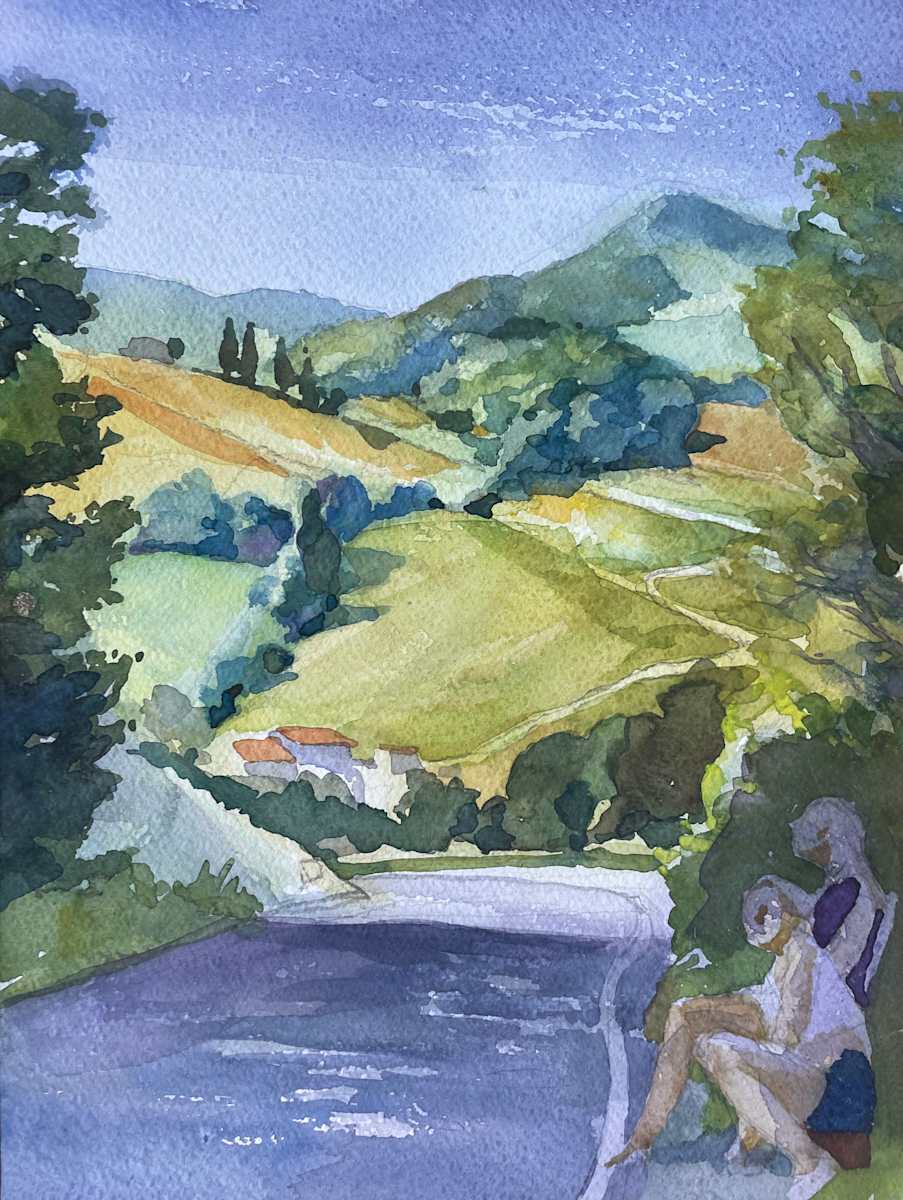 Road to Gubbio ( L566B) by Lincoln Perry 