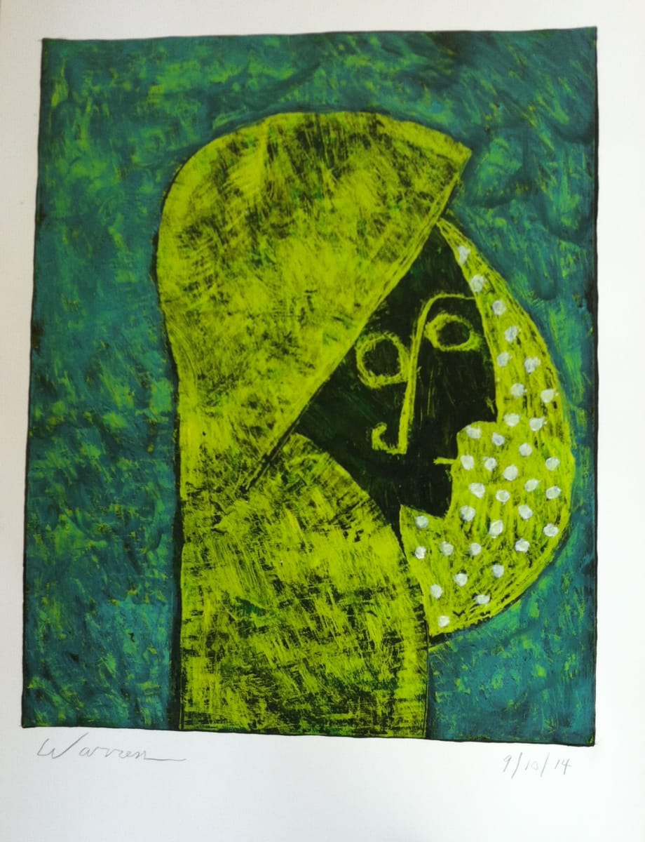 Woman in Green by Russ Warren 