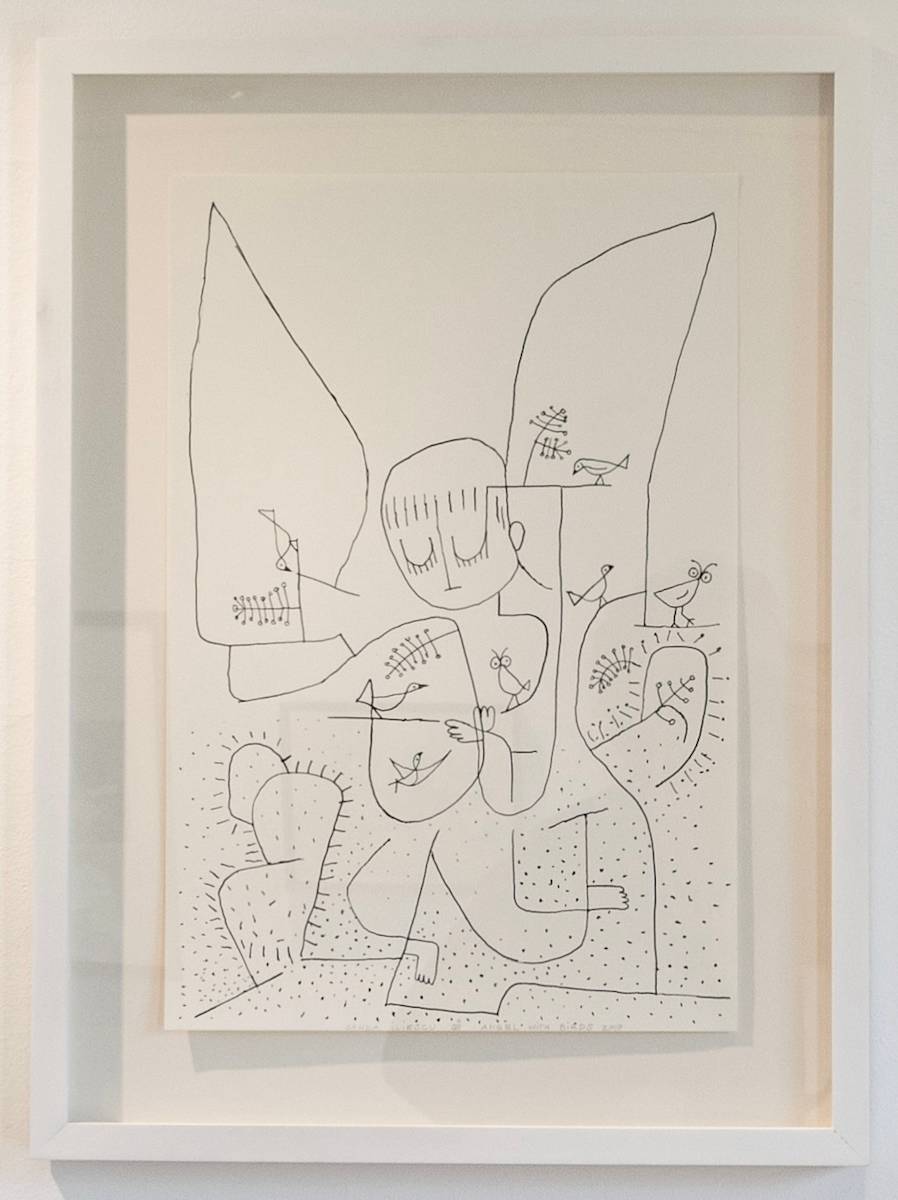 Angel with Birds by Sanda Iliescu 