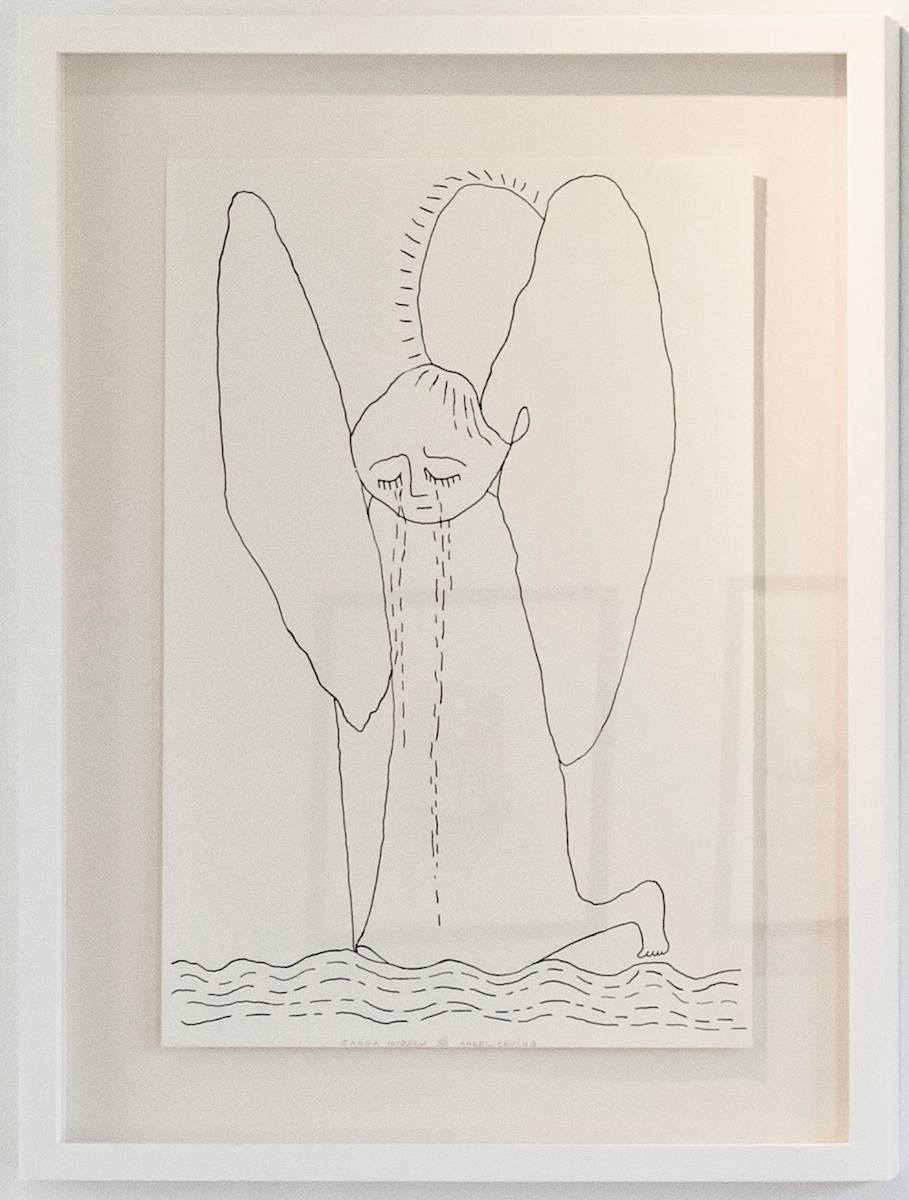 Angel Crying by Sanda Iliescu 