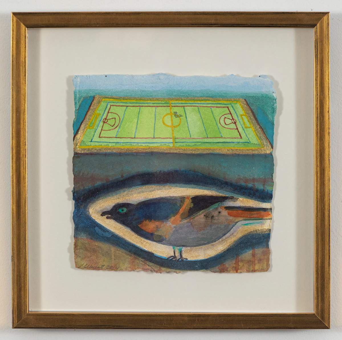 Bird and Hockey Field by Megan Marlatt, Image 2.