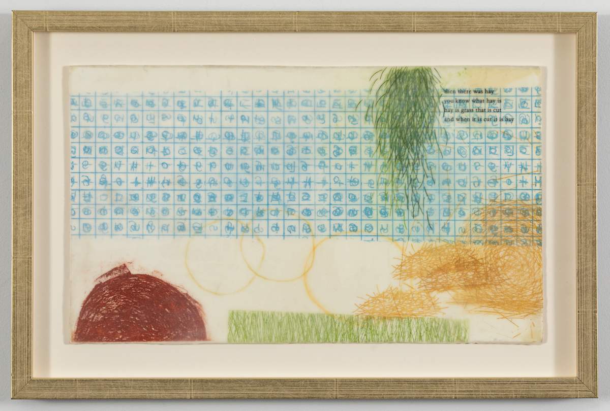 … the world is round (yellow hay) by Kris Iden 