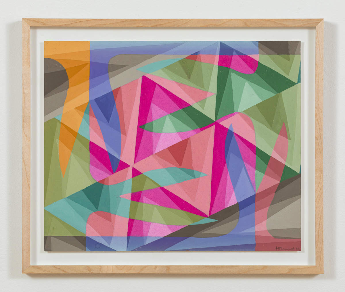 Gouache 1978 by Tony Gonnet 