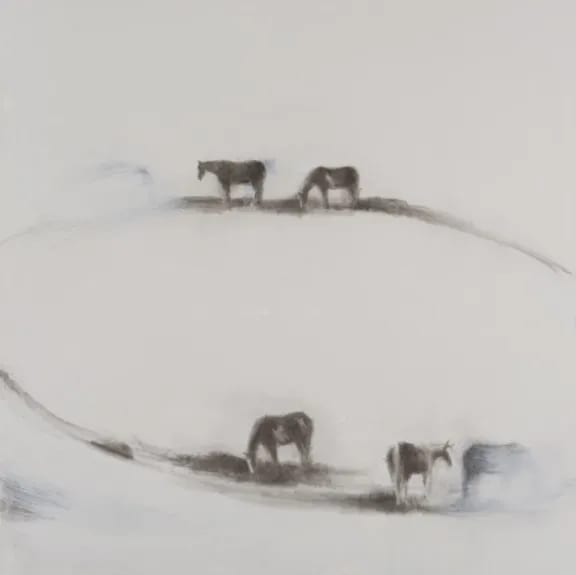 Herd (winter) by Pam Black 
