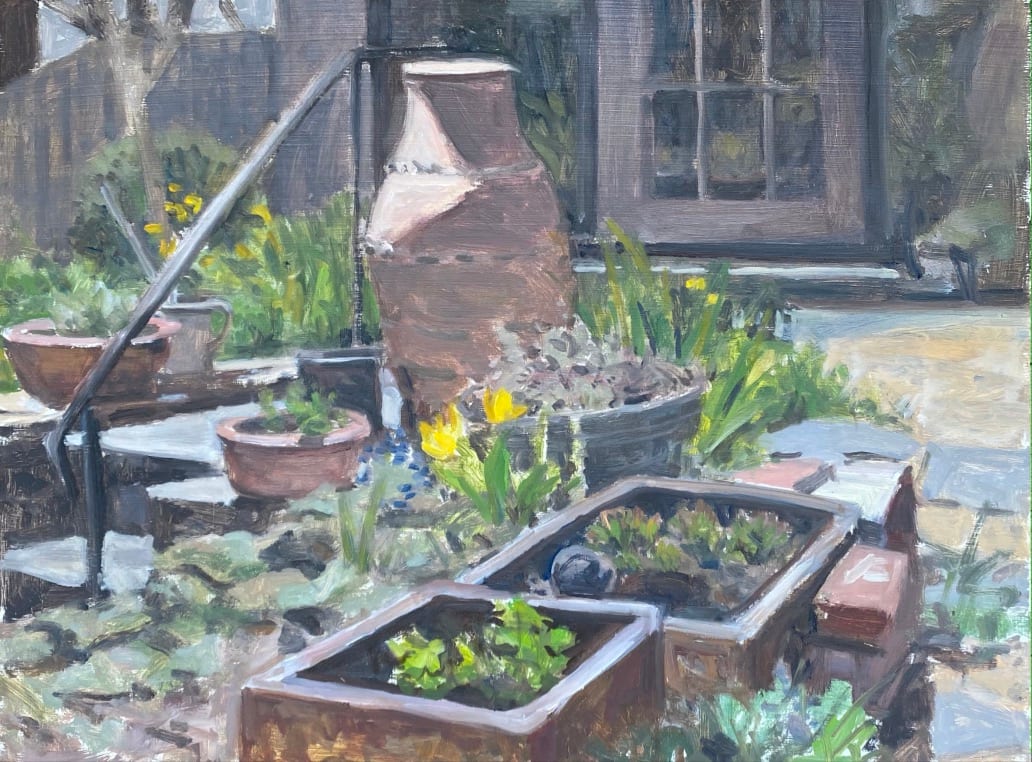 Backyard by Richard Crozier 