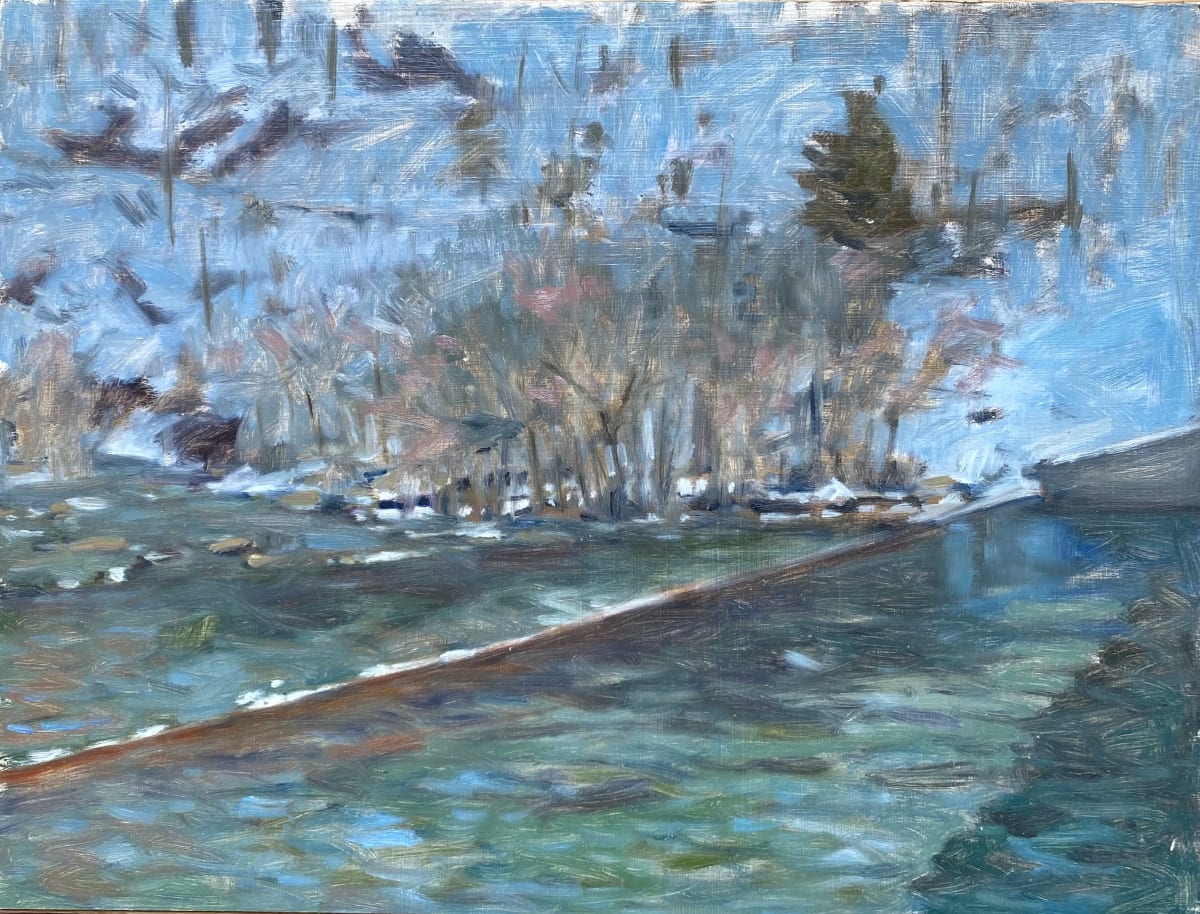 Foot of Dam by Richard Crozier 