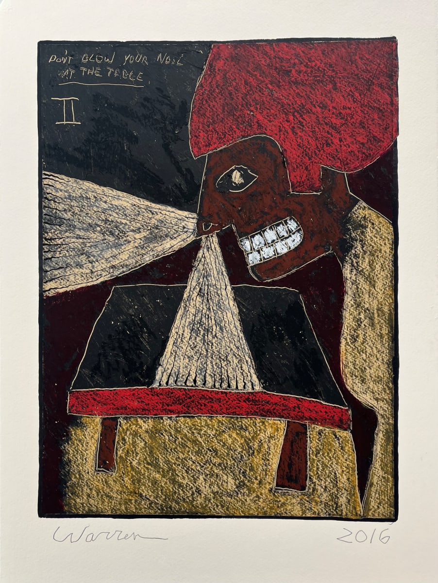 Don #39 t Blow Your Nose at the Table II from the collection of Les Yeux Du