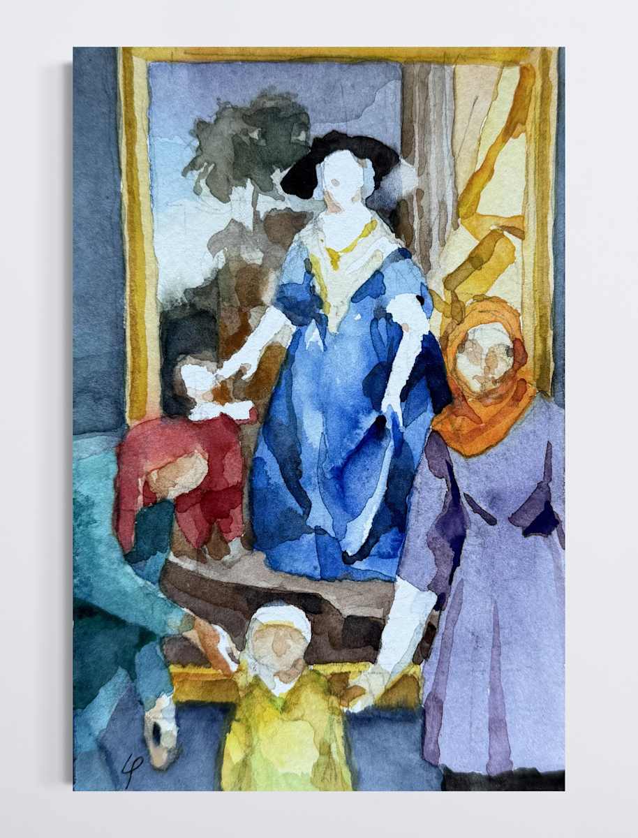 Onlookers; Aristocratic Lady (G863 7) by Lincoln Perry, Image 2.