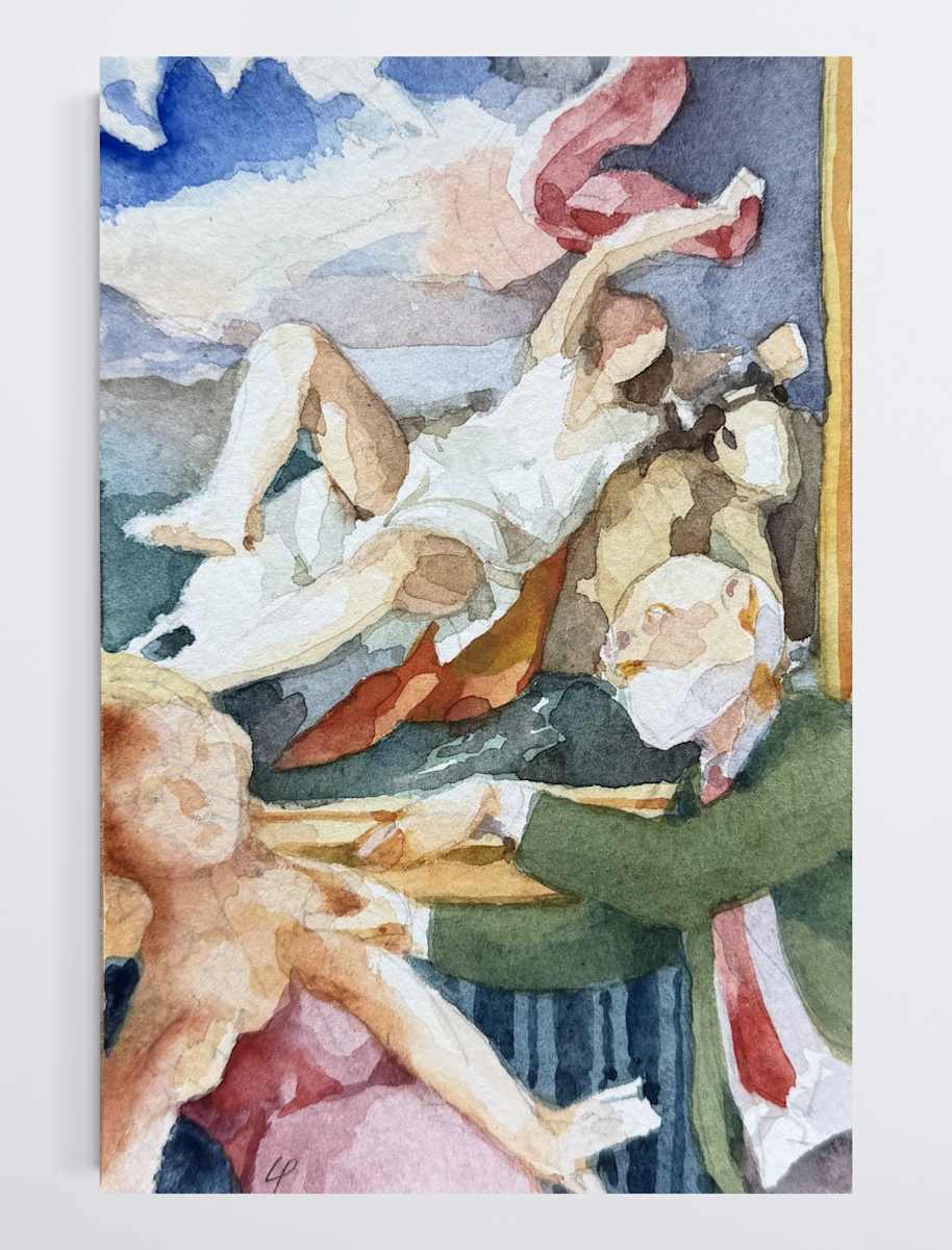 Onlookers; Aquatic Abduction (G863 25) by Lincoln Perry, Image 2.