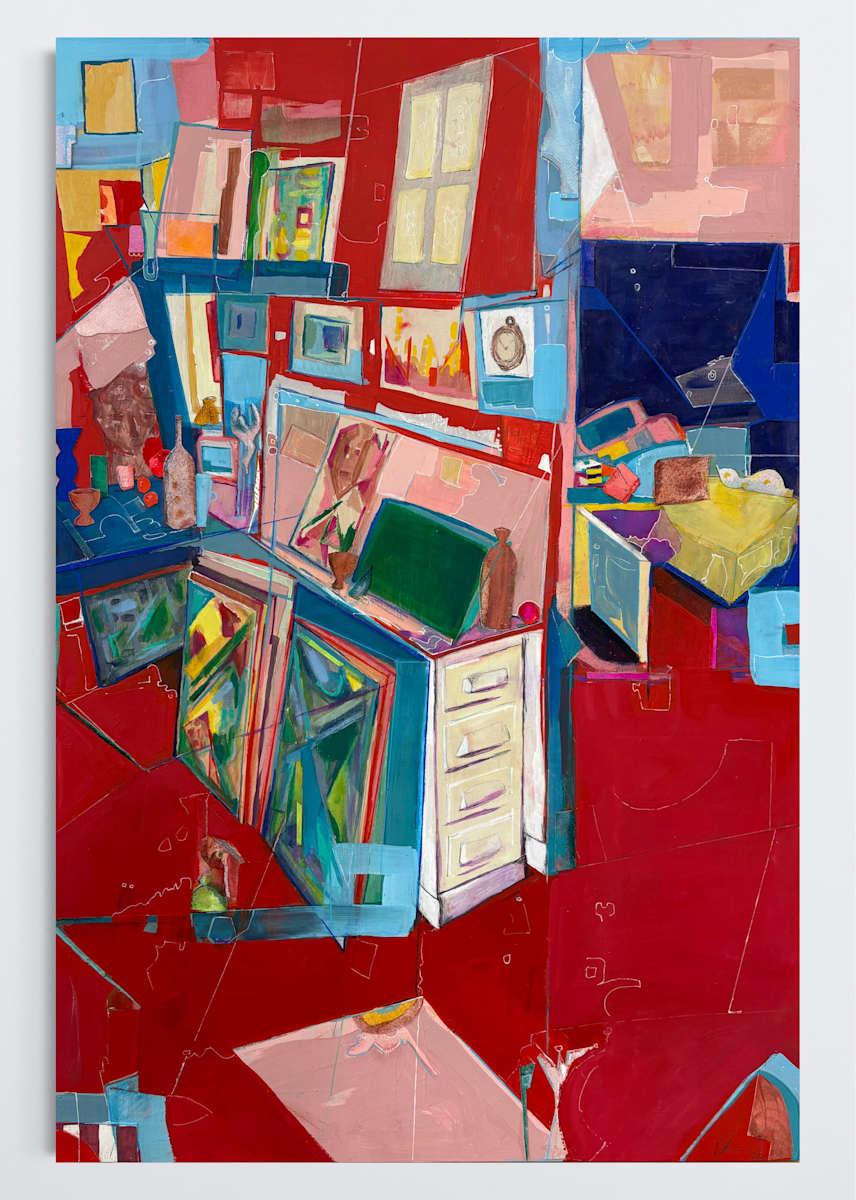 Red Studio - Marais rue Beautreillis by Cassie Guy, Image 2.